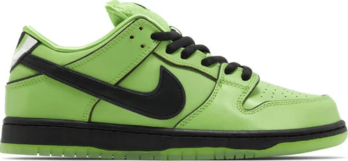 Nike Dunk Low SB x Meninas Superpoderosas "Buttercup" Verde