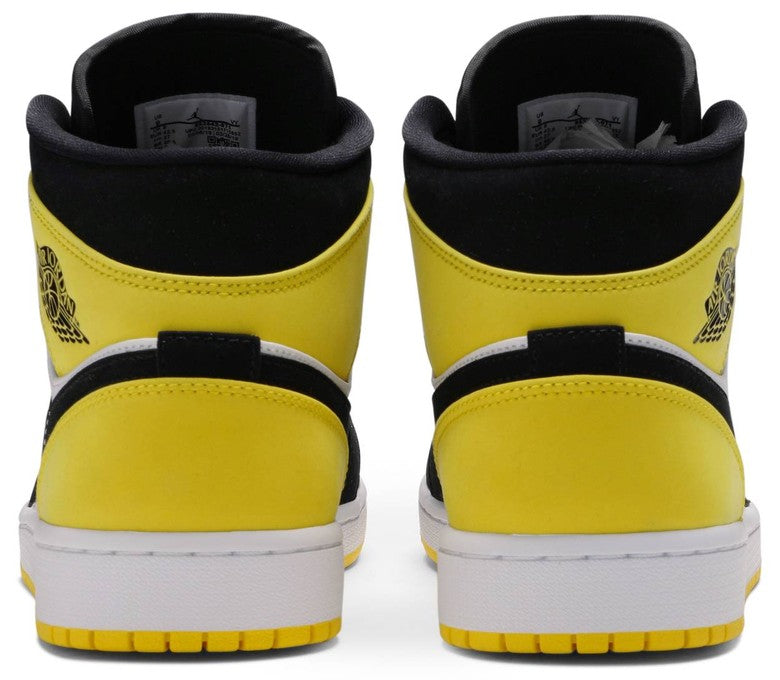 Nike Air Jordan 1 Mid 'Yellow Toe Black'