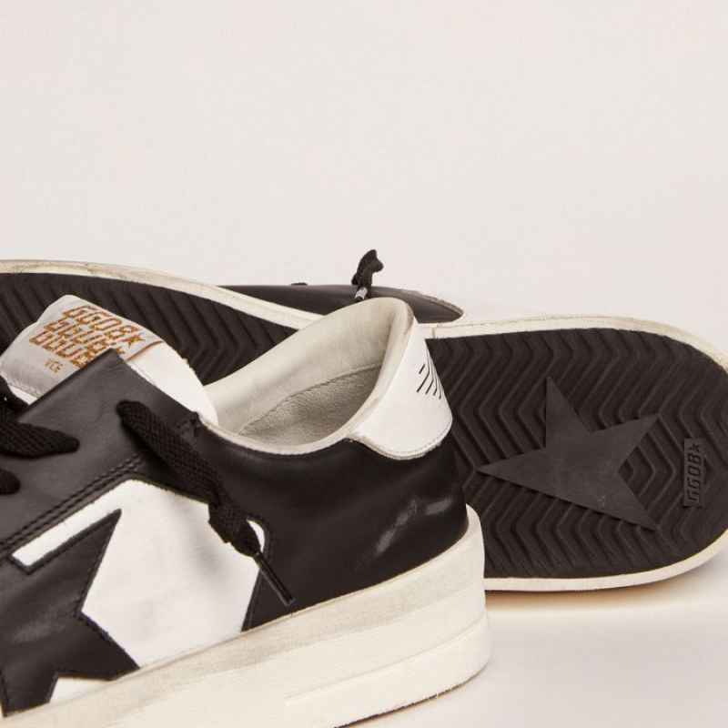 Golden Goose Stardan Black White