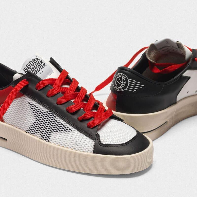 Golden Goose Stardan White Red