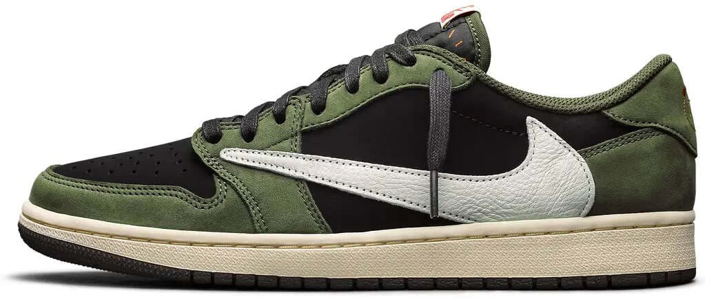 Travis Scott x Air Jordan 1 Low 'Black Olive'