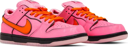 Nike Dunk Low SB x Meninas Superpoderosas "Blossom" Rosa