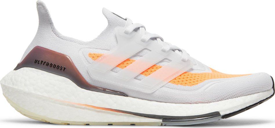 Adidas UltraBoost 21 'Gray Screaming Orange'
