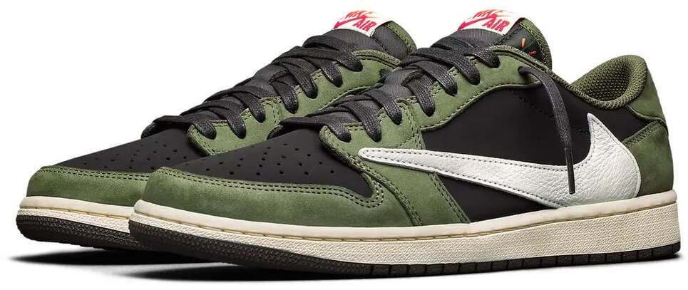 Travis Scott x Air Jordan 1 Low 'Black Olive'